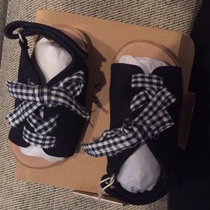 Zara baby sandal size 2 navy blue